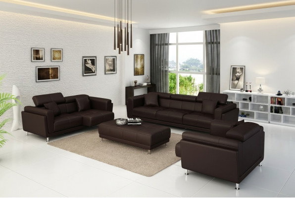 Garnituren Design Canapéen Sofas Polster 3+2 Sëtzer Sofagarnitur Set Lieder Sofa