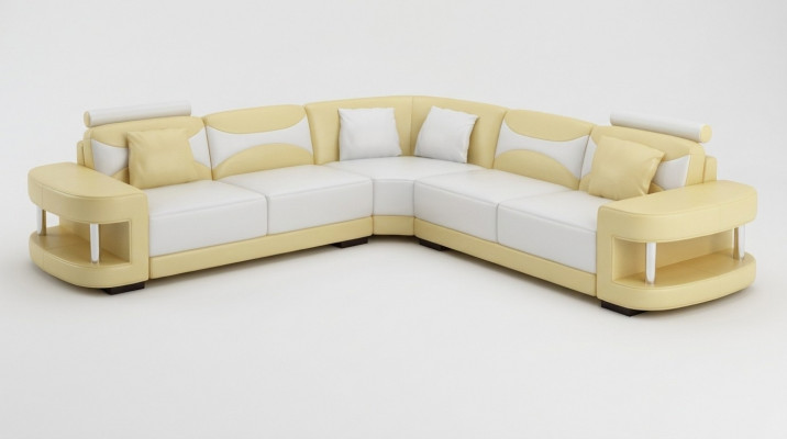 Design Ecksofa Lieder Sofa Couch Polster Eck Sëtz Wunnlandschaft Garnitur