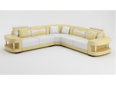 Design Ecksofa Lieder Sofa Couch Polster Eck Sëtz Wunnlandschaft Garnitur