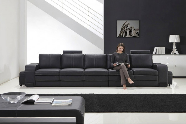 Design Polster Luxus Sëtz Sofa Canapé Lieder Textil Sofa 5 Sëtzer Fënnef Sëtzer xlmoebel