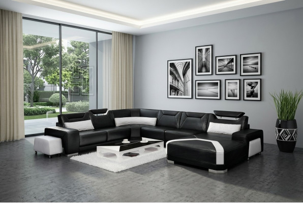 Wohnlandschaft U Form Sofa Eckgarnitur Eckcouch Ecksofa Couche Garnitur