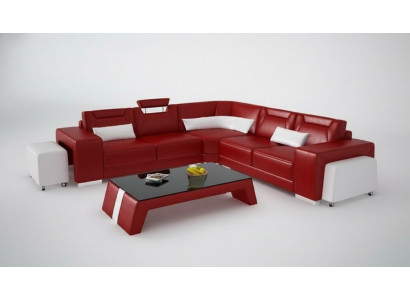 Lieder Modern Canapé Wunnlandschaft Liederkanapé Sofagarnitur Kanapé L Form Couchtisch