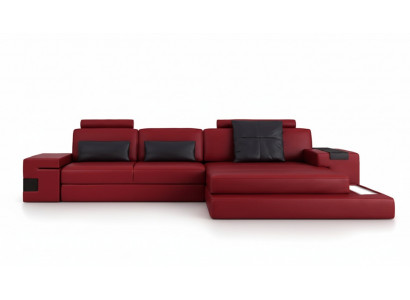 Design-Ecksofa Sofa Couch Polster-Eckgarnitur Ledersofa Sofas Couchen