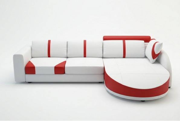 Eckcouch Eckgarnitur L-Form Sofa Ecksofa Dekorativ Garnitur Polster Couch