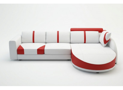 Eckcouch Eckgarnitur L-Form Sofa Ecksofa Dekorativ Garnitur Polster Couch