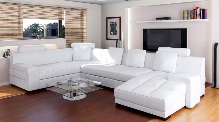 Wunnlandschaft Eckcanapé Canapé Couch Polster Sëtz Garnitur Canapéen Couchen