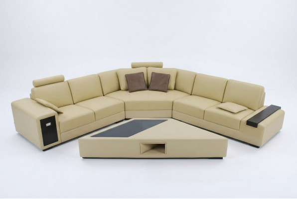 Designer Sofa Canapé Ecksofa mat Hocker Garnitur Polster Wunnlandschaft