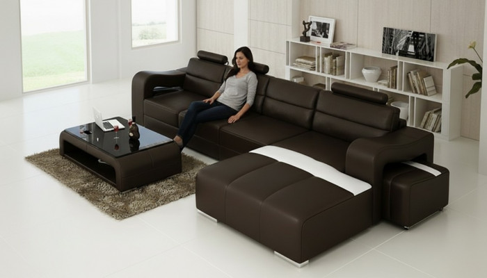 Couch Këssen Garnitur Wunnlandschaft Design Ecksofa Lieder Nei L Form