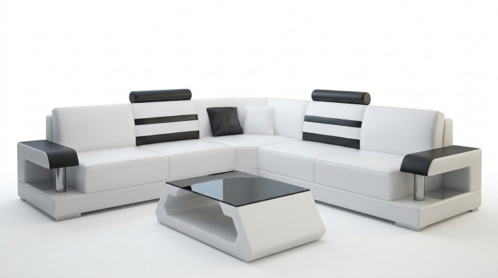 Eckcouch Lieder Sofa Couch Polstersëtz Eck Sëtz Wunnlandschaft Garnitur L Form