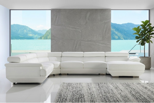 Design Eckcouch Lieder Sofa Canapé Polster Eck Wunnlandschaf Sëtz Garnitur
