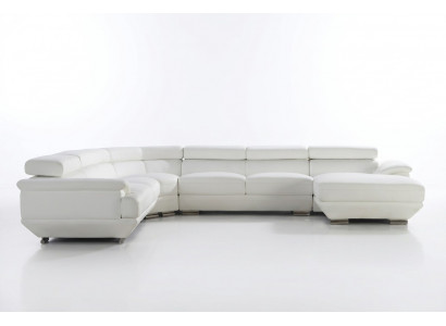 Design Eckcouch Lieder Sofa Canapé Polster Eck Wunnlandschaf Sëtz Garnitur