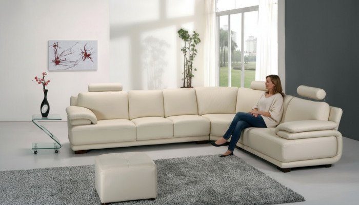 Luxus Lieder-Couchen nei Sofa Sëtz Eck Garnitur Polster-Eck Couch Design Couch