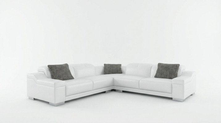 Eckcouch Sofa Canapé Polstersëtzer Wohnlandschaft Lieder Eck Dekor Canapéen Garnitur