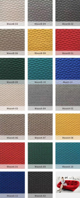 Designer Canapé Garnitur Eckcouch mat Hocker Wunnlandschaft Polster
