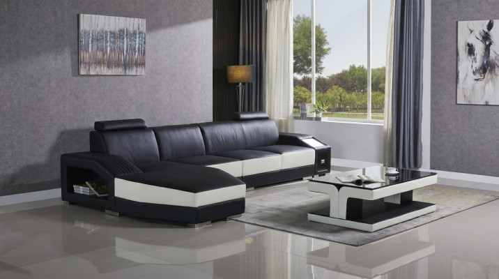 Lieder Modern Couch Wunnlandschaft Ledersofa Sofagarnitur Miwwelen Sofa