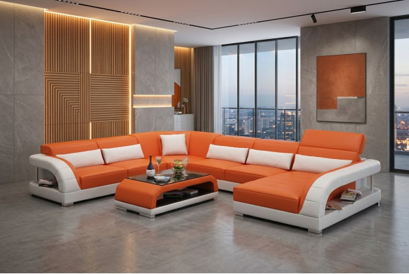 Sofa Couch Wohnlandschaft Eckgarnitur Ecksofa Polsterset Garnitur Sofas
