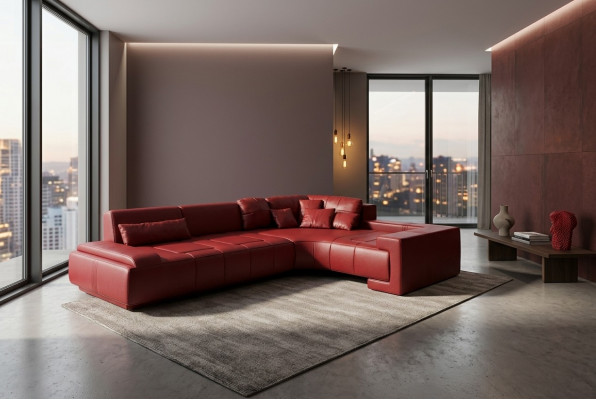 Lieder Modern Canapé Wunnlandschaft Liederdivan Dekor Sofagarnitur Canapé L-Form