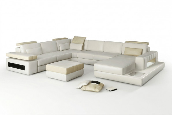 Eckcanapé Polster Garnitur Canapéen Couchen nei Canapé Couch Wunnlandschaft