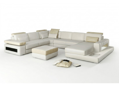 Eckcanapé Polster Garnitur Canapéen Couchen nei Canapé Couch Wunnlandschaft