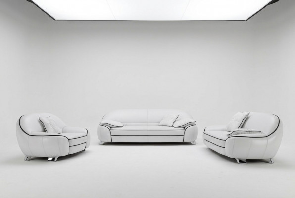 Liederzofa Couch Sofagarnitur 3+2 Sëtzer Garnituren Design Modern Zofa