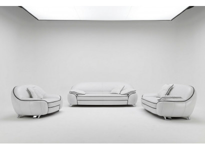 Liederzofa Couch Sofagarnitur 3+2 Sëtzer Garnituren Design Modern Zofa