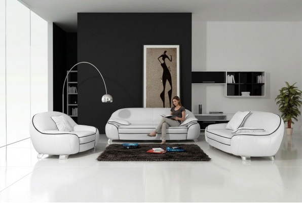 Sofagarnitur 3+1+1 Sëtz Sofa Sëtz Couch Polster Garnitur Modern Couchen