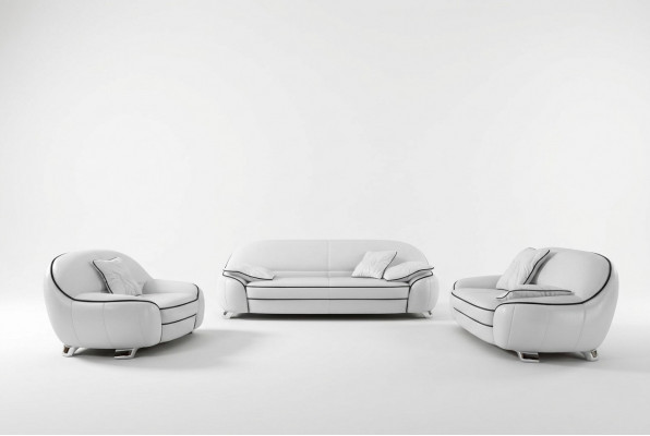Sofagarnitur 3+1+1 Sëtz Sofa Sëtz Couch Polster Garnitur Modern Couchen