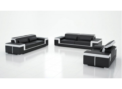 Luxuriéis Sofa-Set Wunnzëmmer 3+2 Set Garnitur Lieder Polster Couchen