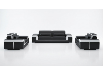 Sofa 3+1+1 Sofagarnitur Sëtz Set Design Polster Couchen Canapé Modern