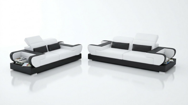 Luxuriéis Sofasatz Wunnzëmmer Satz Lieder polster Couchen Sofa