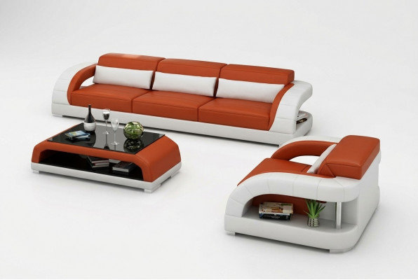 Sofa Sofagarnitur 3+2 Sëtzer Set Design Polstersofas Canapé Modern