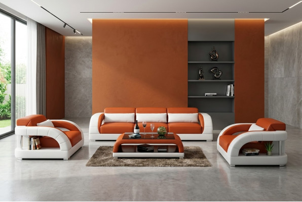 Sofa Sofagarnitur 3+1+1 Set Plaz Design Polster Couchen Couch Modern