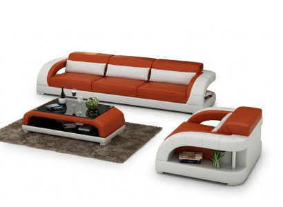 Sofa Sofagarnitur 3+1+1 Set Plaz Design Polster Couchen Couch Modern