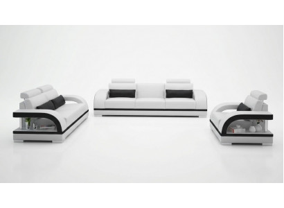 Sofagarnitur 3+2+1 Sëtzer Sofa Sëtz Canapé Polster Modern Garnitur Couchen