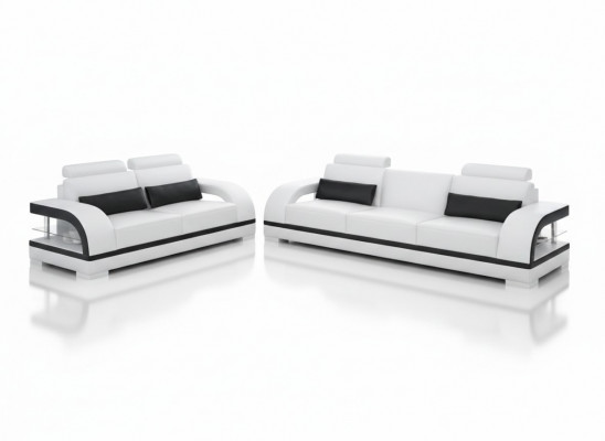 Luxuriéis Sofa-Set Lieder Fauschter Couchen Sofa Wunnzëmmer 3+2 Set