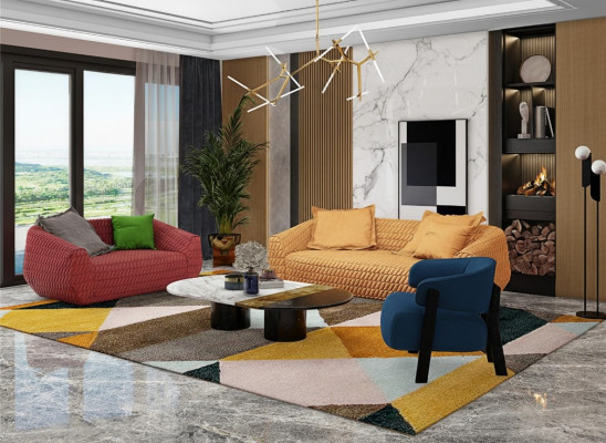 Sofa Sofagarnitur 3+2+1 Sëtzer Set Design Polster Couchen Canapé Modern