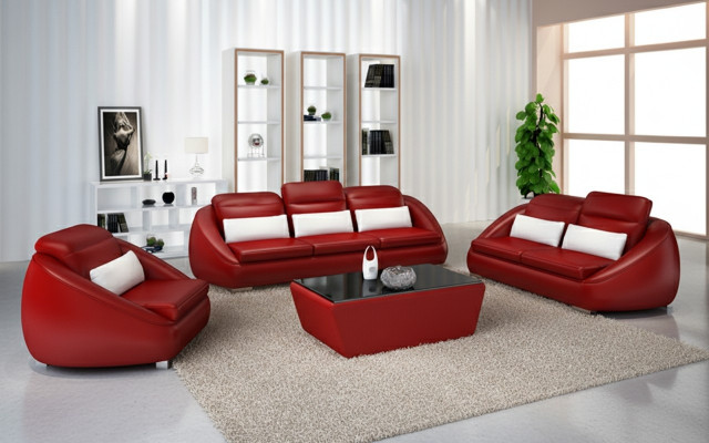 Luxus Sofa Garnitur 3+1+1 Sëtz Wohnzimmer Designer Miwwelen Sofa Couch