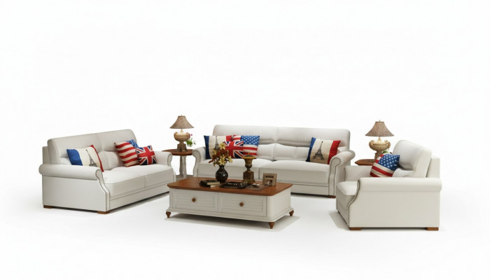 Sëtzgrupp Modern 3+2+1 Sëtz Set Design Sofa Polster Couchen Couch