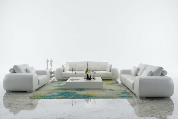 Modern Sofagarnitur 3+2+1 Sëtzer Set Design Sofa Polster Couchen Couch