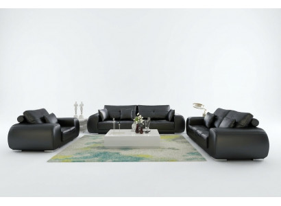 Ledercouch Couch Wunnlandschaft Garnitur Modern Sofa Garniture nei