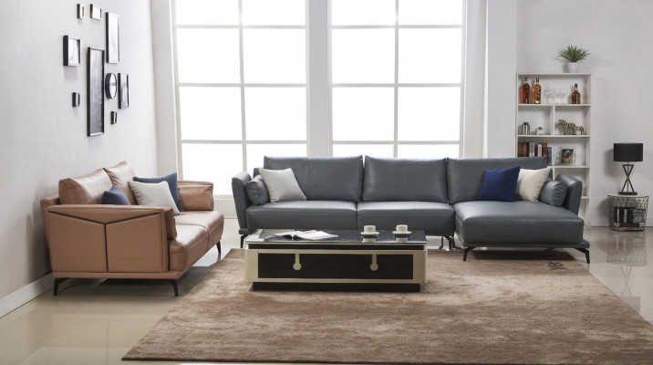 Designer Sofa Canapé Set Ecksofa mat Hocker Polster Wunnlandschaft