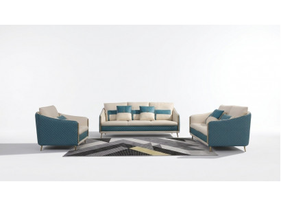 Sofagarnitur 3+2+1 Sëtz Sofa Sëtz Couch Modern Polster Garnitur Couchen