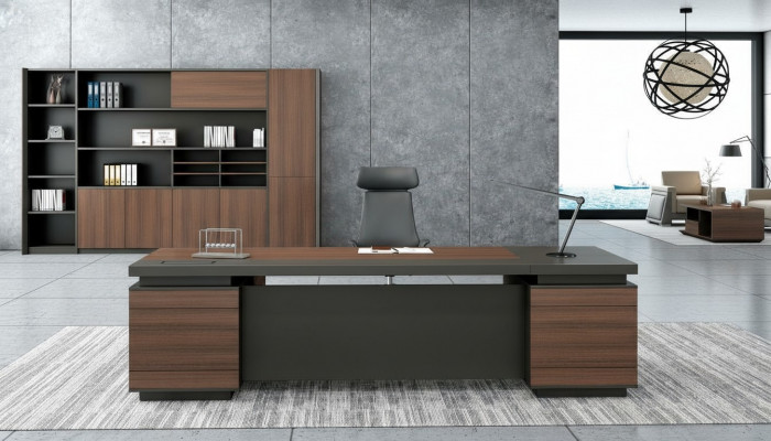 Chef Dësch Holz Dëscher Eckschreifdësch Büro Dësch Schafftisch Büro Ariichtung