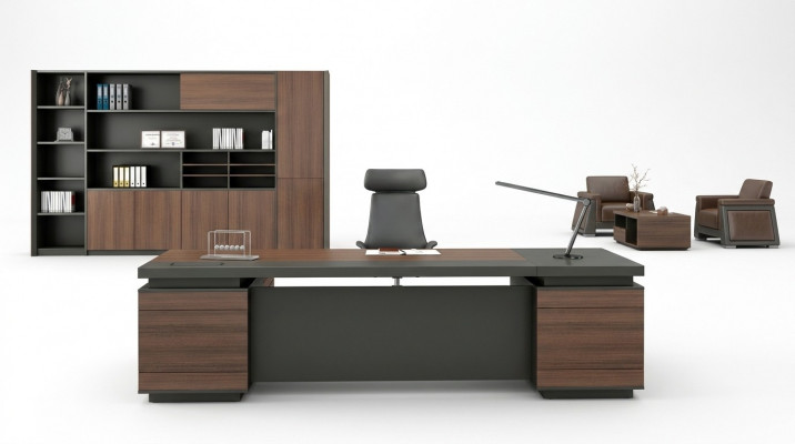 Chef Dësch Holz Dëscher Eckschreifdësch Büro Dësch Schafftisch Büro Ariichtung