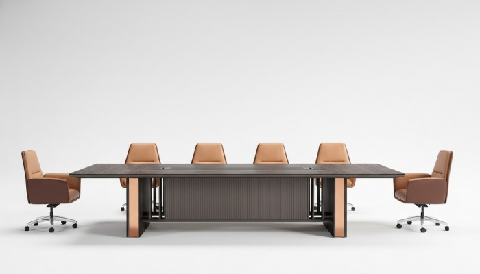 Büro Bürosmiwwel Dëscher Reuniouns Konferenzdëscher Ariichtung Dësch 360cm nei