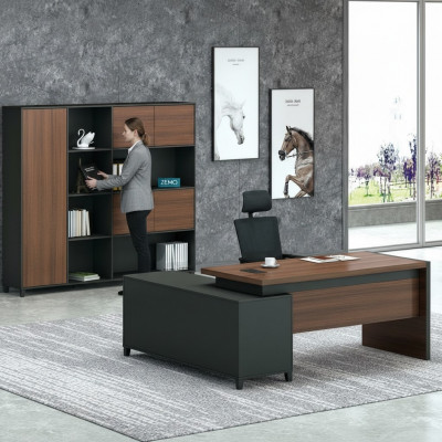 Schreibtischen Directeur Eckschreibtisch Büro Zëmmer Möbel Design Praxis