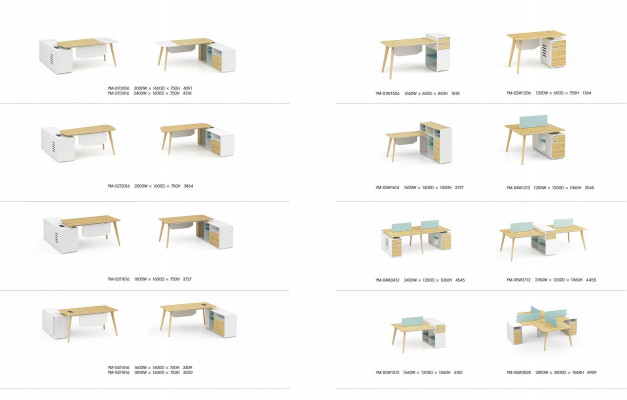 Eckschreibtisch Kabelkanal Home Office Dësch grouss Dëscher Chef Schreifdësch