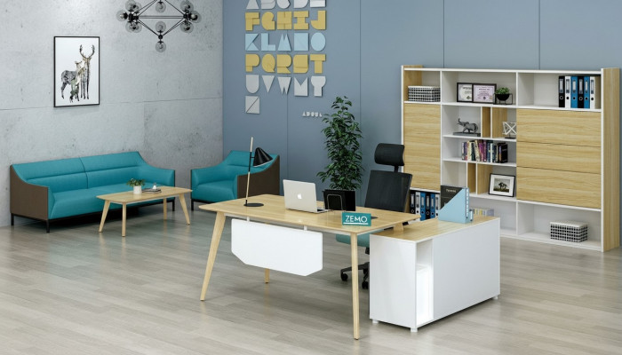 Miwwelen Schreifdësch Dëscher nei Schreifdëscher Regal Home Office