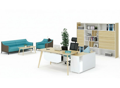 Miwwelen Schreifdësch Dëscher nei Schreifdëscher Regal Home Office