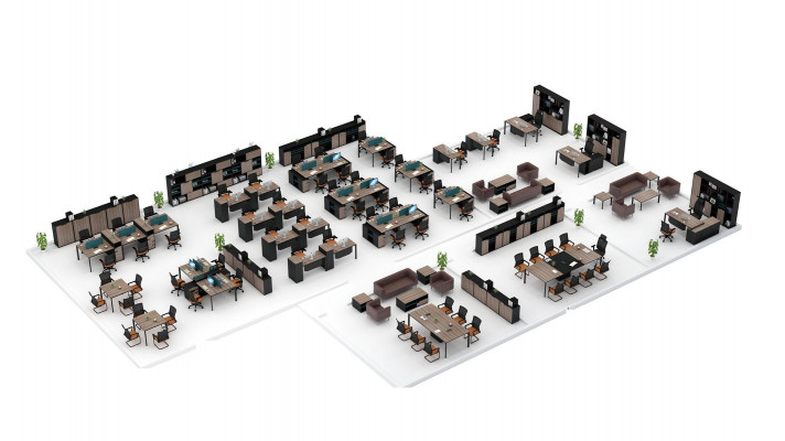 Konferenzdësch Büro Chef Zëmmer Miwwelen Design Schreifdëscher Praxis